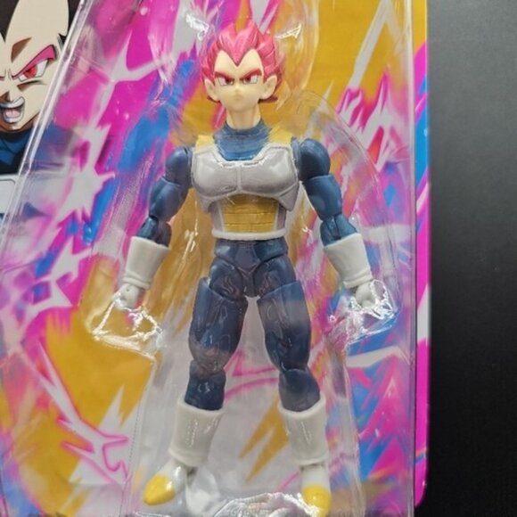 Super Saiyan God Vegeta Dragon Ball Evolve 5" Action Figure Bandai Collectible T - Picture 2 of 3